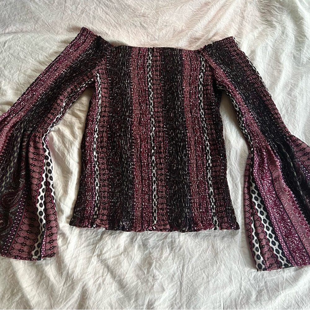No Comment Vintage Bohemian Top